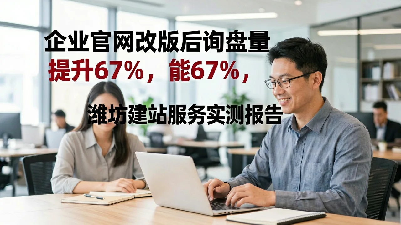 企业官网改版后询盘量提升67%，潍坊建站服务实测报告
